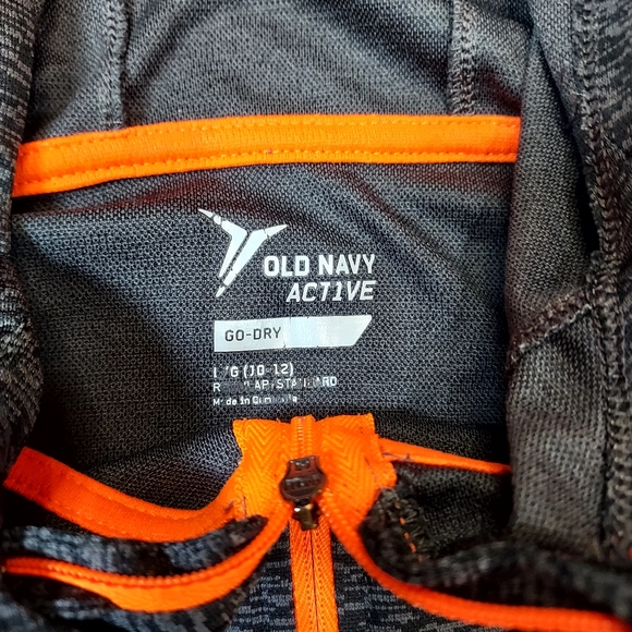 Old Navy Lightweight Zipped Hoodie, M 10-12 - Picture 2 of 5